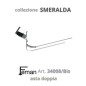 Accessori Bagno Serie SMERALDA asta doppia