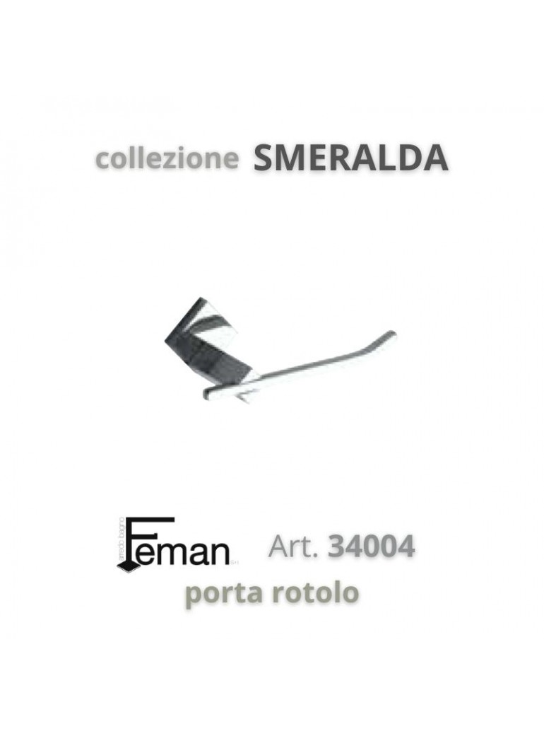 FEMAN - Accessori Bagno Serie SMERALDA porta ROTOLO - su FESEA online - fesea.shop