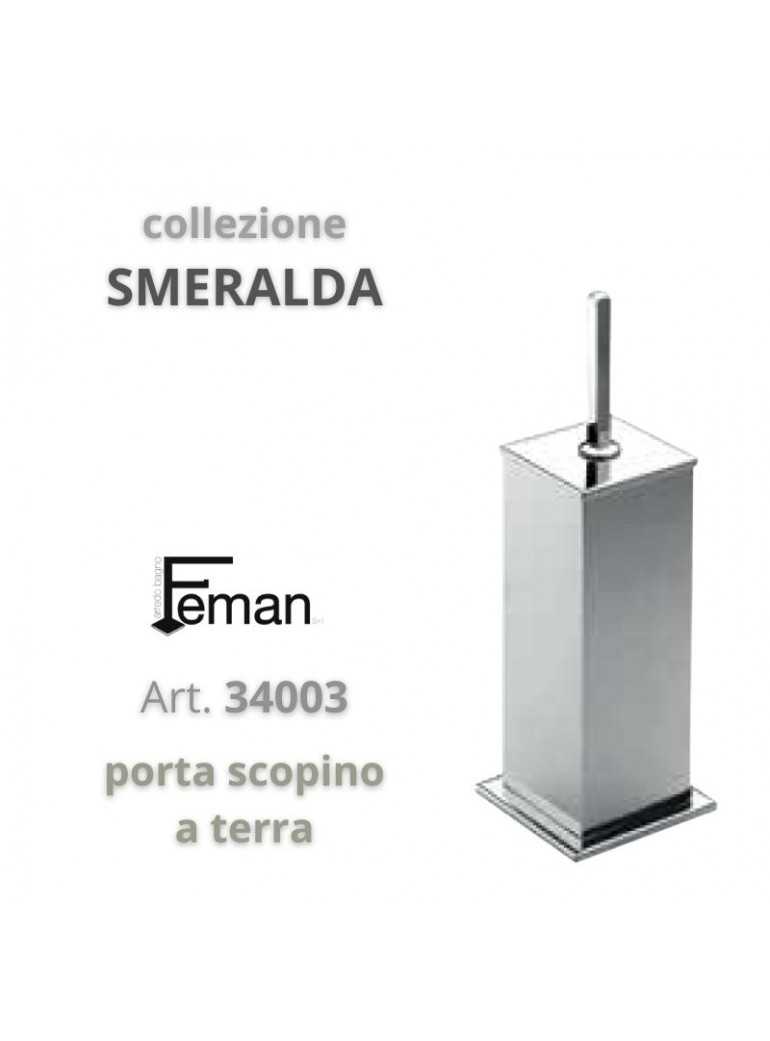 FEMAN - Accessori Bagno Serie SMERALDA porta SCOPINO - su FESEA online - fesea.shop