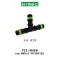 TEE con ANELLO SICUREZZA 16mm Art. 829 (Irritec)
