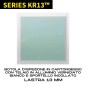 BOTOLA cm  20 x  40 Serie KR13  RETTANGOLARE