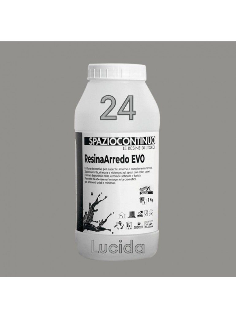 ResinaArredo EVO - Colore 24 LUCIDA (comp. A)