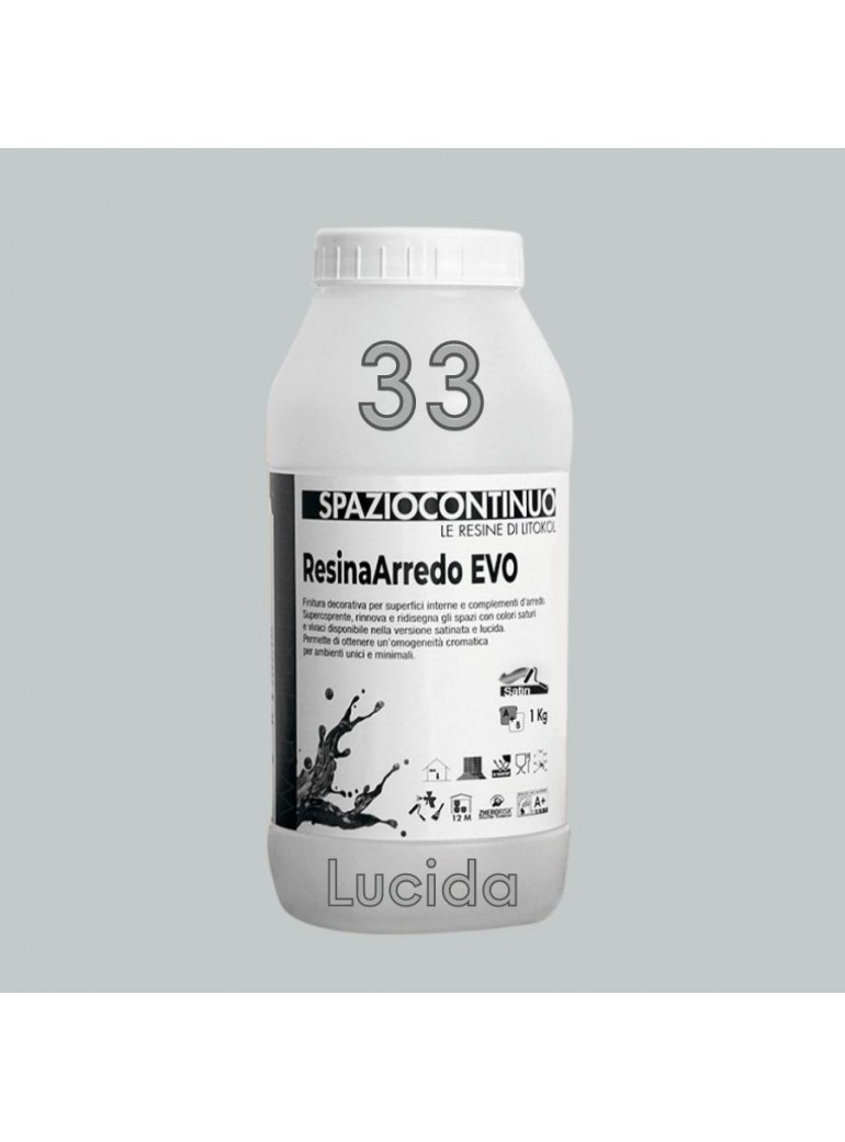 ResinaArredo EVO - Colore 33 LUCIDA (comp. A)