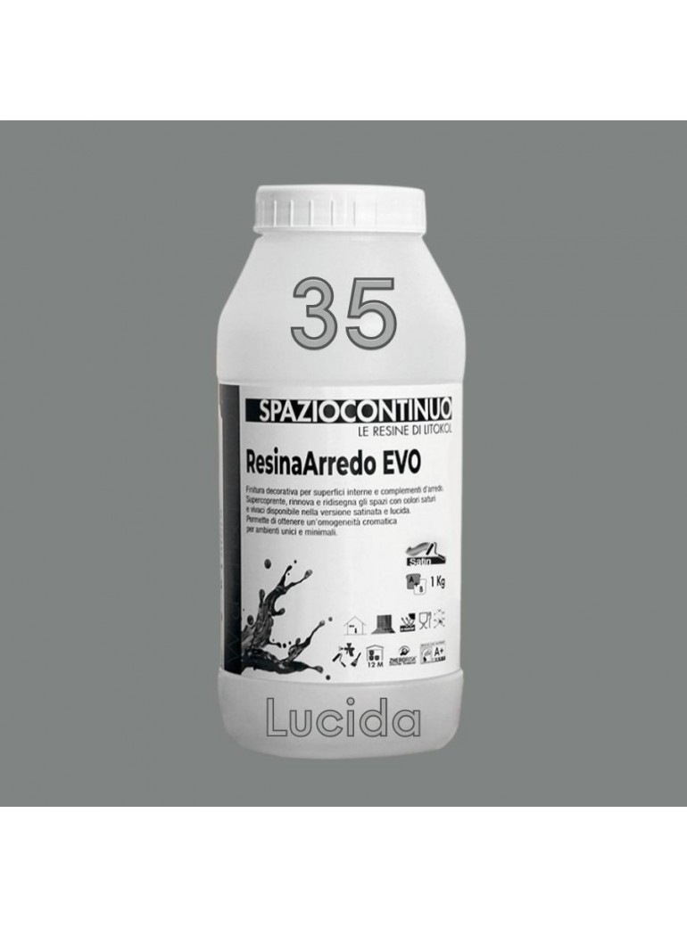 ResinaArredo EVO - Colore 35 LUCIDA (comp. A)