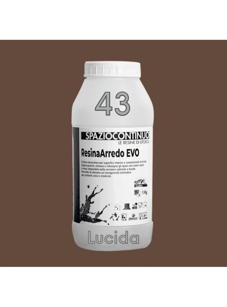 ResinaArredo EVO - Colore 43 LUCIDA (comp. A)
