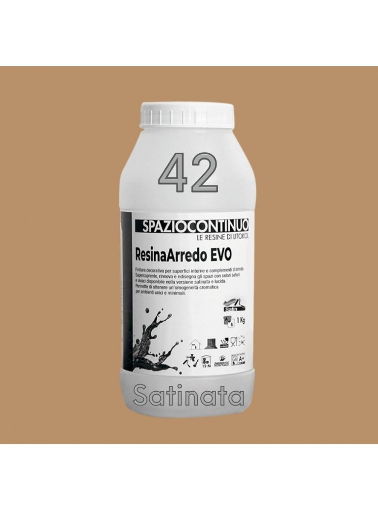 ResinaArredo EVO - Colore 42 SATINATA (comp. A)