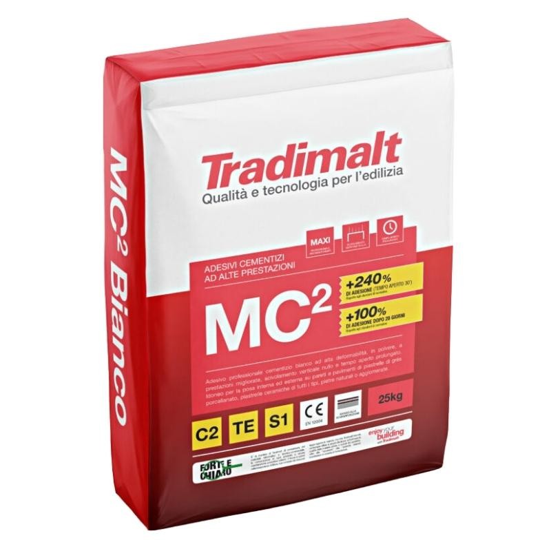 MC2 Bianco 25kg ADESIVO CEMENTIZIO S1