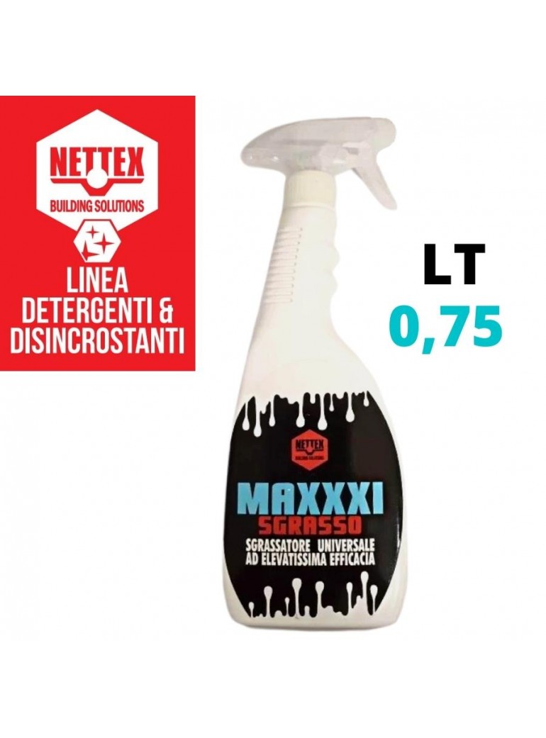 MAXXXI SGRASSO 0,75 LT detergente a base alcalina