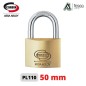 CORBIN mm 50 OTTONE GANCIO STANDARD LUCCHETTO DI SICUREZZA (CORBIN art. PL110 50 00)