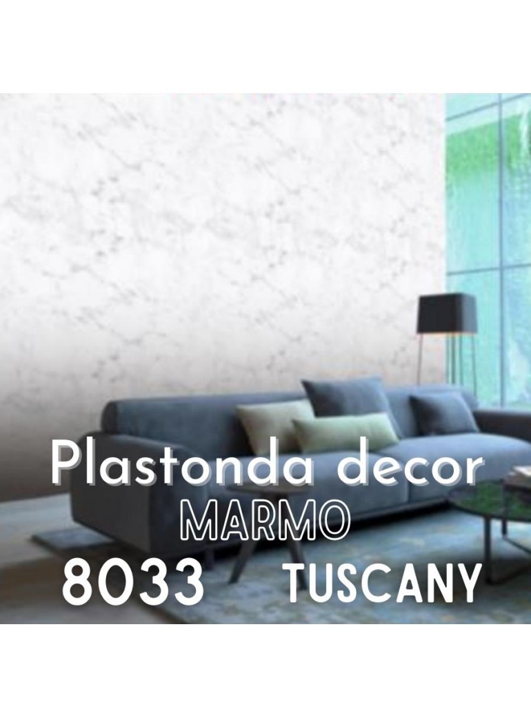 Polimark - Plastonda decor MARMI (8033) PANNELLO DECORATIVO cm 50x100 MARMO “TUSCANY"