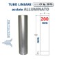 TUBO Sp. 20/10 da 100cm Ø 200mm ACCIAIO ALLUMINATO