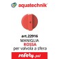MANIGLIA X ART. 247026-21272-21274 ROSSA