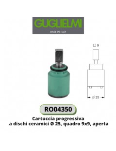 GUGLIELMI - Cartuccia Ø 25mm RO04350 GUGLIELMI - su FESEA online - fesea.shop