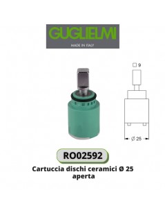 GUGLIELMI - Cartuccia Ø 25mm RO02592 GUGLIELMI - su FESEA online - fesea.shop