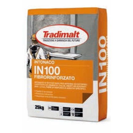 IN100FIB INTONACO FIBRORINFORZATO TRADIMALT
