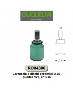 GUGLIELMI - Cartuccia Ø 25mm RO04306 GUGLIELMI - su FESEA online - fesea.shop