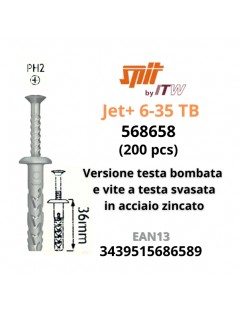 TASSELLO SPIT JET + 6x35/8 TB (568658) (Confezione da 200pz)