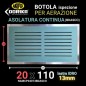 BOTOLA cm 20 x 110 (13mm) con Lastra IDRO ASOLATURA CONTINUA (NAMCP04074BDASCO)