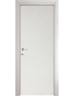 PORTA 90x210x10 ALBA a BATTENTE REVERSIBILE Frassino Bianco