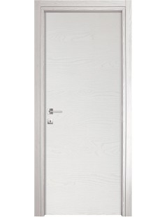 PORTA 80x210x10 ALBA a BATTENTE REVERSIBILE Frassino Bianco