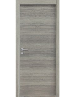 PORTA 80x210x10 ALBA a BATTENTE REVERSIBILE Rovere Grigio