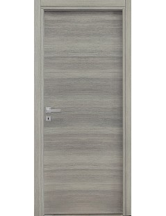 PORTA 80x210x10 ALBA a BATTENTE REVERSIBILE Rovere Grigio