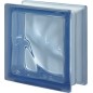 VETROMATTONE  Q19 DESING: PEGASUS Colore: BLU Disegno Vetro: ONDULATO Finitura: TRASPARENTE