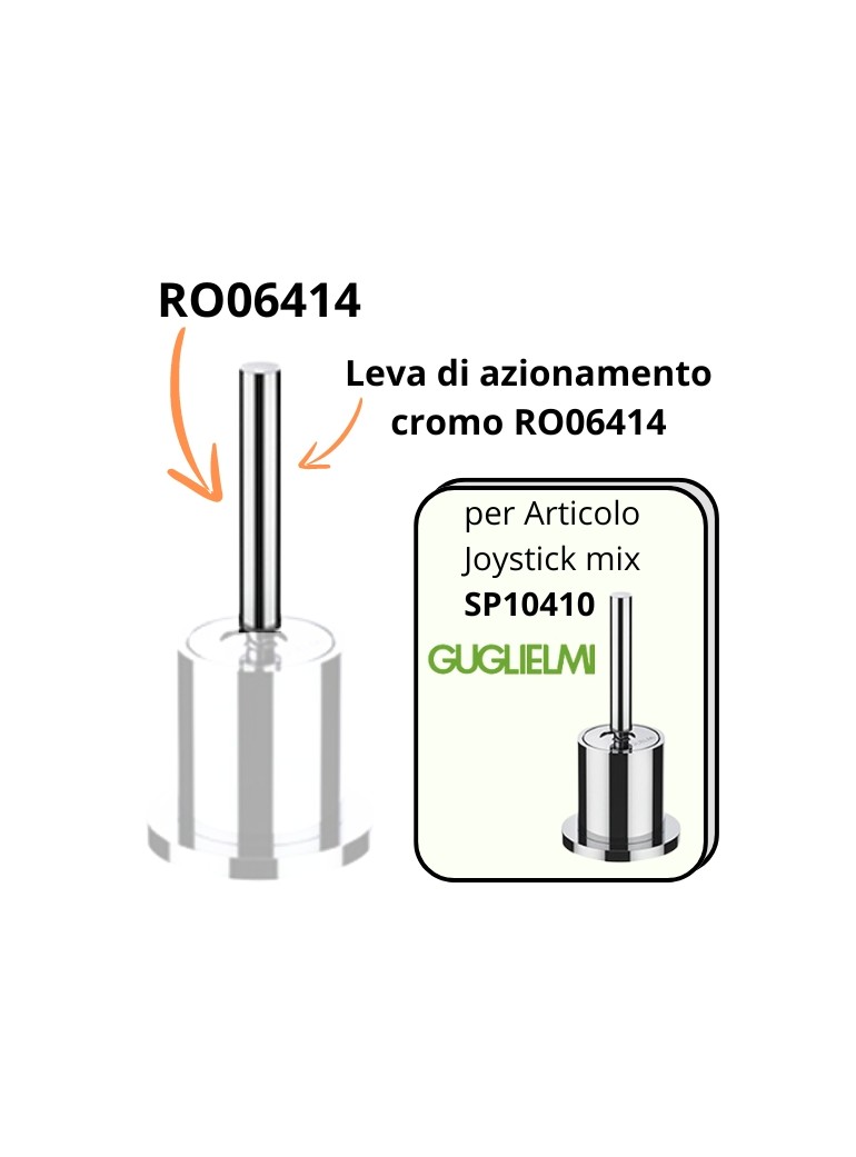 GUGLIELMI - LEVA Joystick Cromo RO06414 (per Articolo SP10410 GUGLIELMI) - su FESEA online - fesea.shop