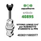 VITONE LUNGO 3/4"per RUBINETTO D’ARRESTO in PPR (Art. 40895 AQUATHERM)