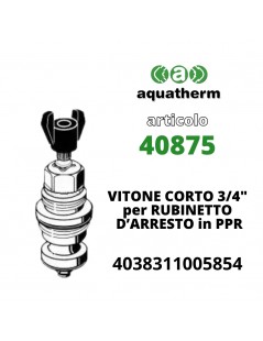 VITONE CORTO 3/4"per RUBINETTO D’ARRESTO in PPR (Art. 40875 AQUATHERM)