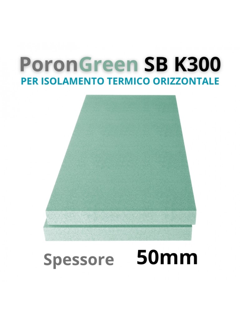 Porongreen SB K300 Sp.  50mm BATTENTATO pacco...