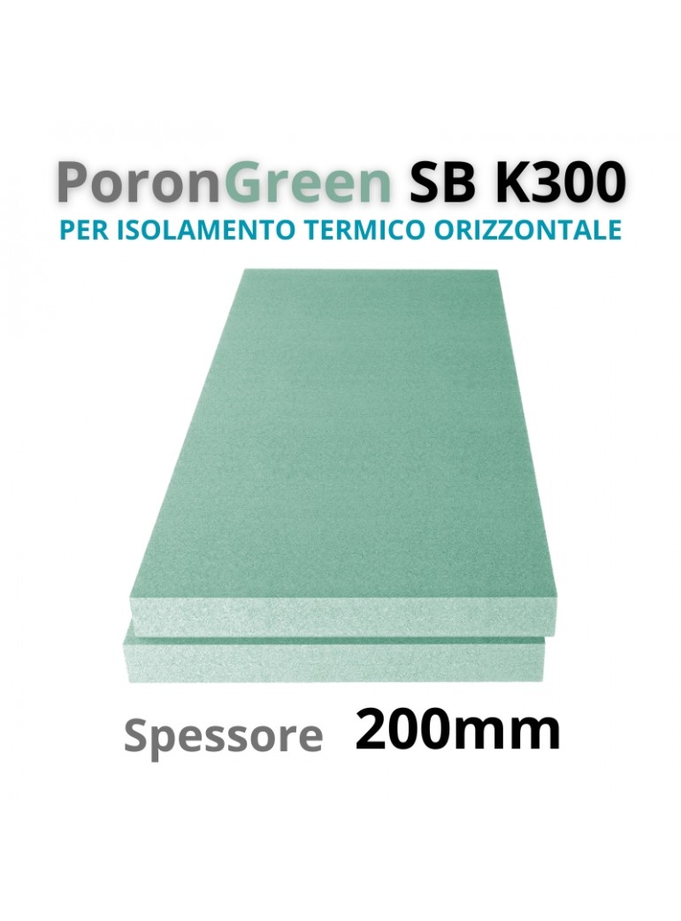 Porongreen SB K300 Sp. 200mm BATTENTATO pacco...