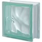 VETROMATTONE  Q19 DESING: PEGASUS Colore: VERDE Disegno Vetro: ONDULATO Finitura: TRASPARENTE