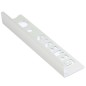 Profilo angolare alluminio 12mm - 250cm Colore:  CROMATO (91)