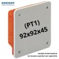SCATOLA INCASSO (PT1)  92x92x45 con CPERCHIO IP40 (00421)