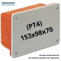 SCATOLA INCASSO (PT4) 153x98x70 con COPERCHIO IP40 (00424)