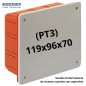 SCATOLA INCASSO (PT3) 119x96x70 con COPERCHIO IP40 (00423)