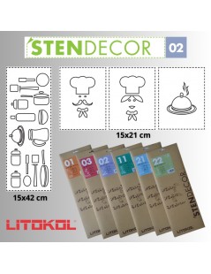 STENDECOR 02 - SERIE PENTOLE confezione 7pz