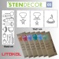 STENDECOR 02 - SERIE PENTOLE confezione 7pz