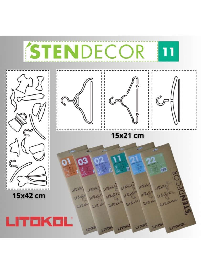 STENDECOR 11 - SERIE APPENDINI confezione 7pz