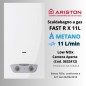 Scaldabagno a gas Ariston FAST R X 11L METANO Low NOx – Camera Aperta (Cod. 3632412) Scaldabagno a gas Ariston FAST R X 11L METANO Low NOx – Camera Aperta (Cod. 3632412)