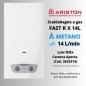 Scaldabagno a gas Ariston  FAST R X 14L METANO  Low NOx – Camera Aperta (Cod. 3632415)