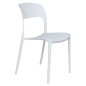 Sedia mod. TOFFEE in Polipropilene (Box 4pz) BIANCA