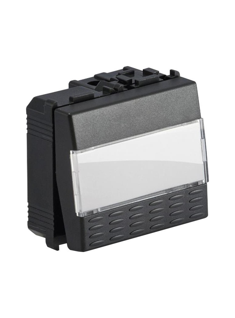 PULSANTE PORTANOME MODO 1P 16A 250V AC 2moduli...