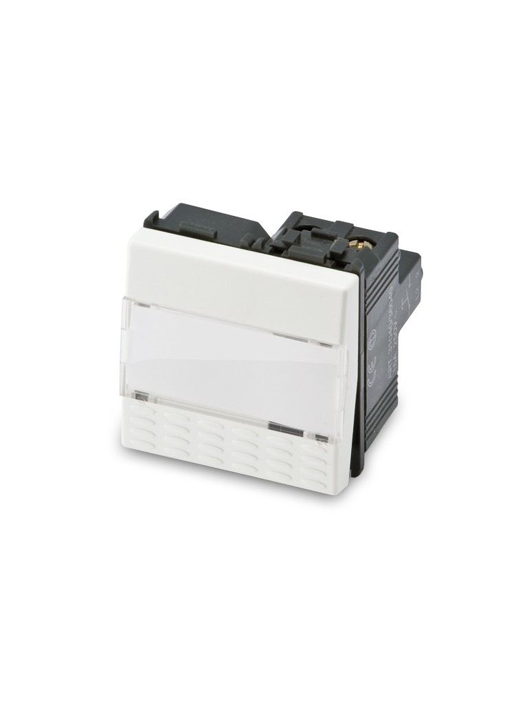 PULSANTE PORTANOME MIX 1P 16A 250V AC 2moduli...