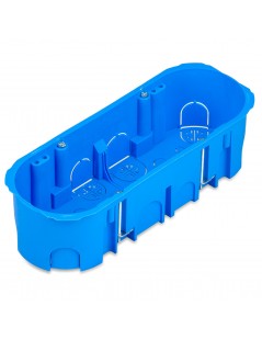 SCATOLA PORTAFRUTTI a INCASSO 6/7posti (00406) per Cartongesso