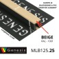MLB125.25 – Giunto di Dilatazione in PVC per Traffico Leggero (Genesis) – Altezza 12,5mm – Lunghezza 2,5 m – BEIGE