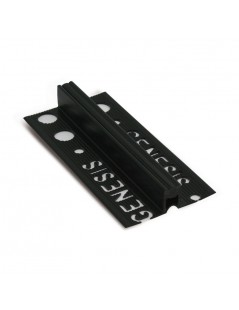 GIUNTO di DILATAZIONE in PVC "TRAFFICO LEGGERO" Altezza: 10mm Lunghezza: 2,5 MT Colore: NERO