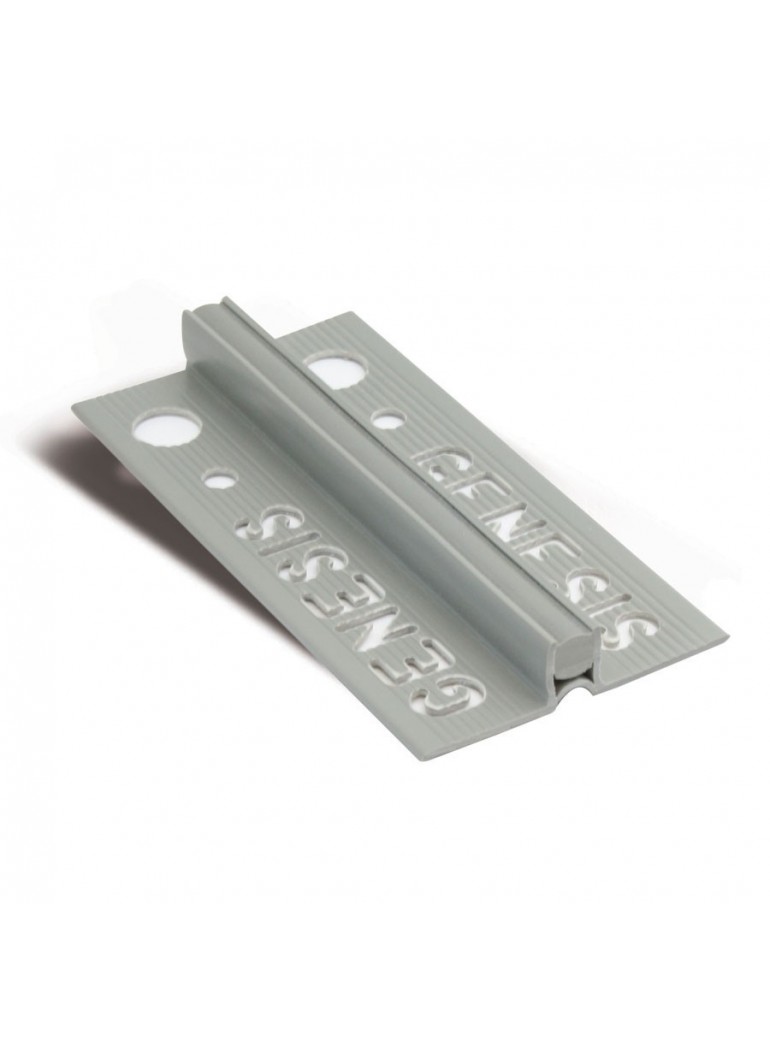 GIUNTO di DILATAZIONE in PVC "TRAFFICO LEGGERO" Altezza: 10mm Lunghezza: 2,5 MT Colore: GRIGIO Scuro