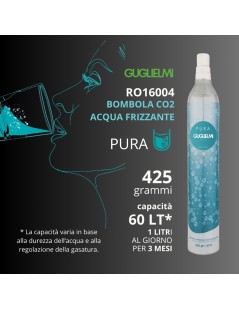 GUGLIELMI - RO16004 - Bombola CO2 da 425gr (PURA Naturale) - su FESEA online - fesea.shop